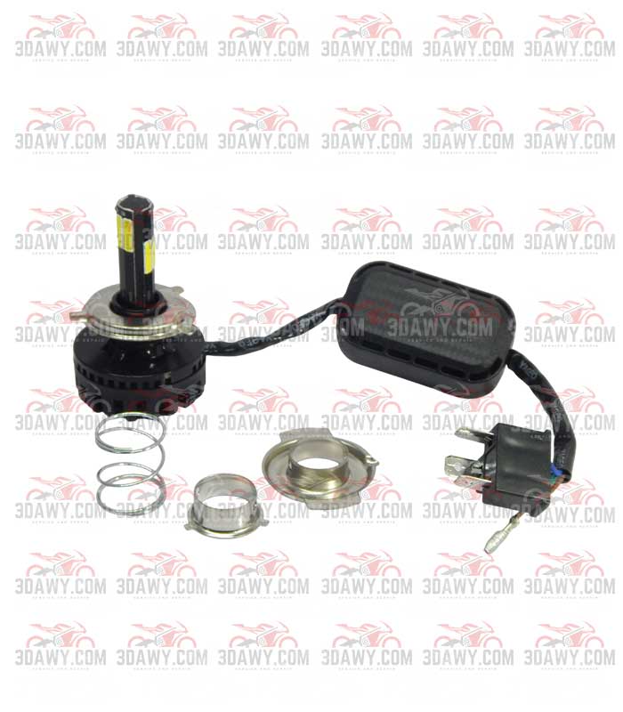 لمبه مروحه 8 ليد تغليف اسود