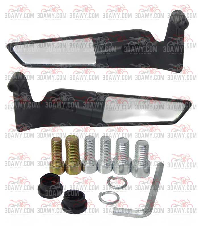 مرايا موتسيكل هارلى اسود