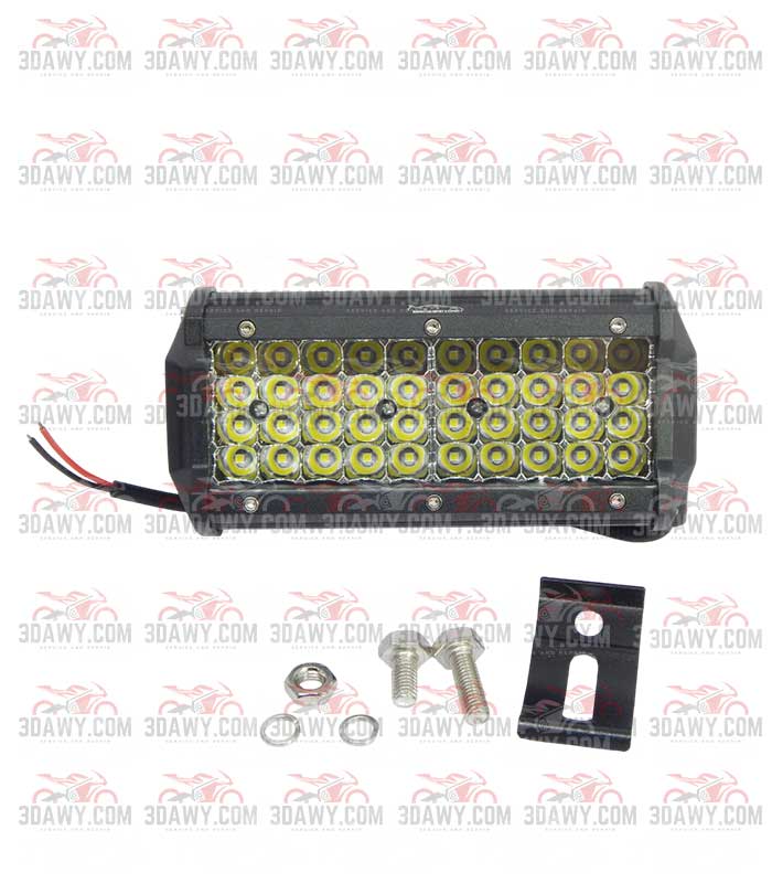 فلاش بار 40 ليد مستطيل معدن